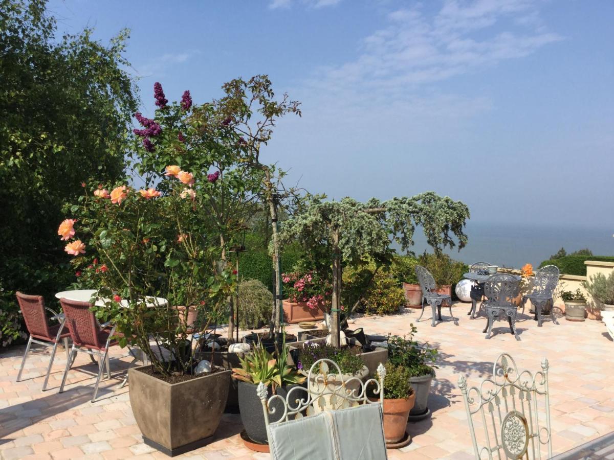 Appartement Terrasse Face Mer Villerville Eksteriør billede