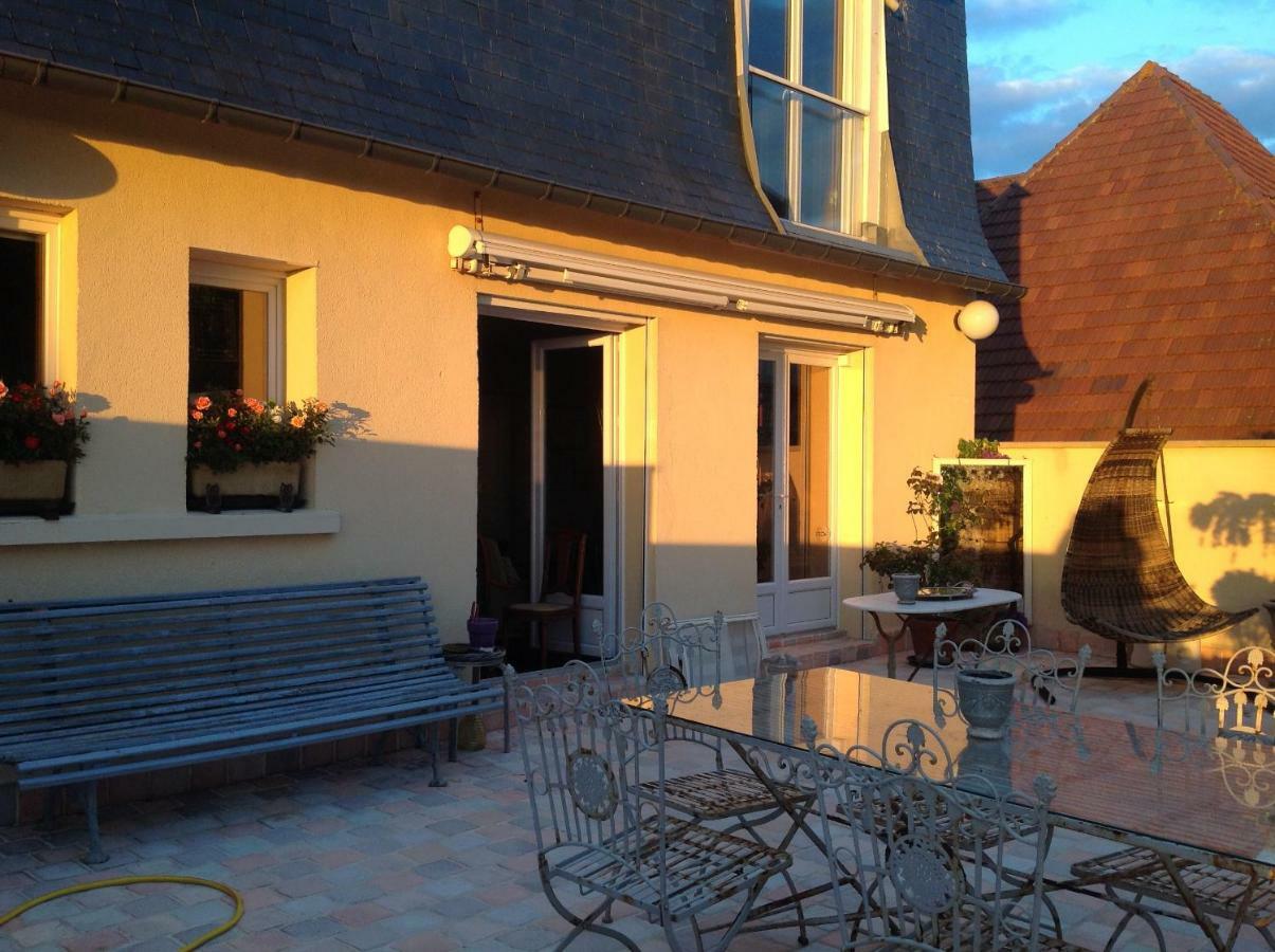 Appartement Terrasse Face Mer Villerville Eksteriør billede